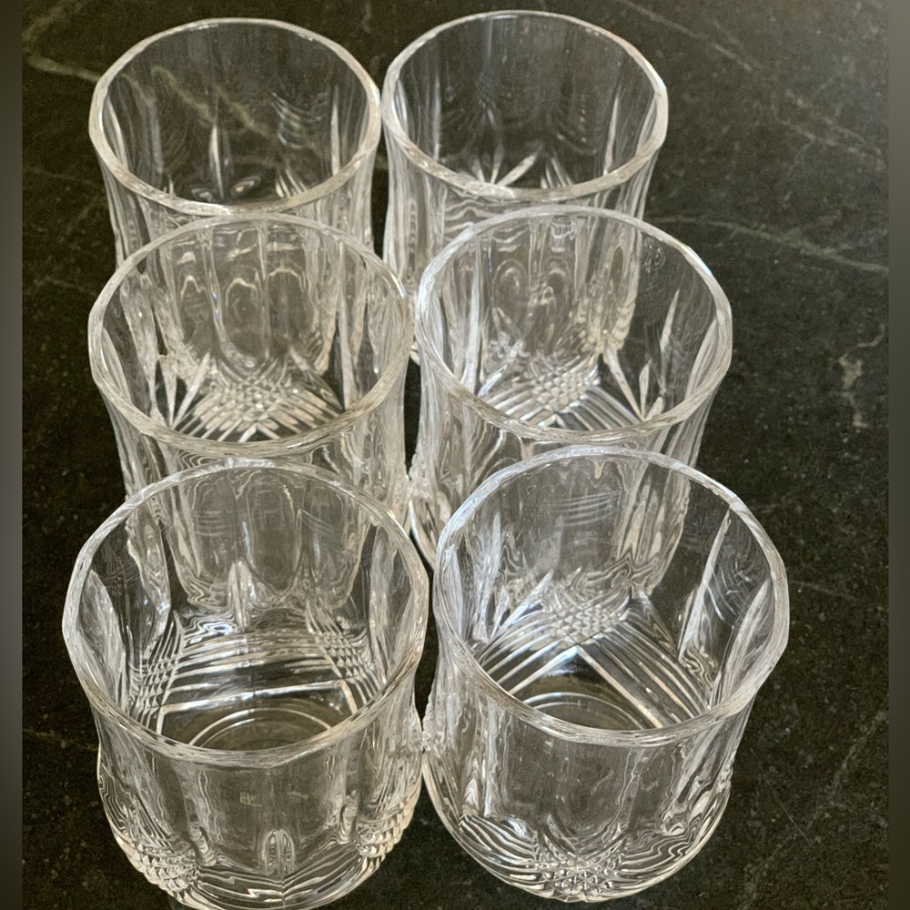 STUDIO CRYSTAL | Set of 6 | by Studio Silversmith  | Whiskey Tumblers